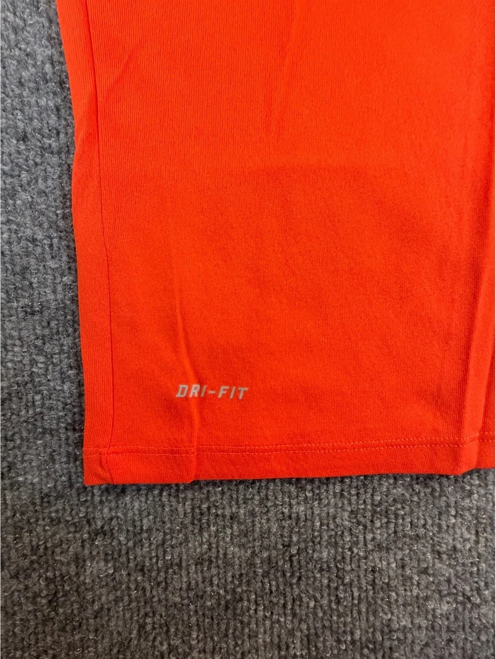 Nike Dri-Fit Shirt Boys M Orange Short Sleeve Athletic Running Training Tee Gym